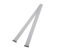 sourcing map 1 cable plano de conector IDC, 34 pines de 2 mm, paso de 1 m de longitud, FC a FC hembra doble, cable plano para electrónica industrial, color gris