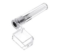 sourcing map 1 cuerda de guitarra de plástico transparente, extractor de clavijas, puente, cuerdas de guitarra, afinadores, dispositivo de bobinado, herramienta de cambio de cuerdas, accesorios