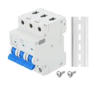 sourcing map 1 disyuntor en miniatura de CA 3P 40A 400V aislador M80AC DIN montaje en riel interruptor de desconexión protección térmica magnética viaje