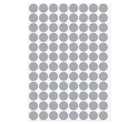 sourcing map 1 Hoja/96Pcs Pegatinas Tapa Tornillos, 15mm Diámetro PVC Tapas Autoadhesivas Cubierta Orificios de Tornillos para Muebles Madera Gabinete Estantería Armario, Gris