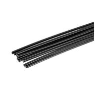 sourcing map 1 juego de 10 varillas de soldadura de plástico de 8 pulgadas redondas de polipropileno para parachoques de coche, kayak, reparación diaria, soldador de plástico, parachoques de coche