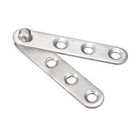sourcing map 1 juego de bisagra de pivote de puerta giratoria de acero inoxidable de 360 grados 60 mm x 11 mm