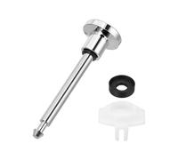 sourcing map 1 juego de reparación de desviador de boquilla de bañera, piezas de repuesto de reparación de grifo con fugas, incluye 1 vástago de válvula, 1 sello de taza y 1 puerta (chapado, plateado)