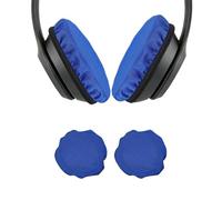 sourcing map 1 par de almohadillas para auriculares (2.4 a 3.3 pulgadas), tela universal, lavable, elástica, funda de tela para gimnasio, juegos, se adapta a la mayoría de auriculares de oído, color