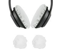 sourcing map 1 par de almohadillas para auriculares (2.4 a 3.3 pulgadas), tela universal, lavable, elástica, funda de tela para gimnasio, juegos, se adapta a la mayoría de auriculares de oído, color