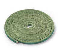 sourcing map 1 Par De Cordones De Bota De Cuero Para Barco Zapatos Artes Artesanales 1/8 pulgada Juego De Cordones Cuadrados Para Zapatos - Verde/160cm / 62.99"