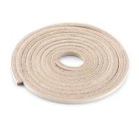 sourcing map 1 Par De Cordones De Bota De Cuero Para Barco Zapatos Artes Artesanales 1/8 pulgada Juego De Cordones Cuadrados Para Zapatos - Blanco/100cm / 39.37"