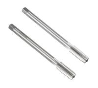 sourcing map 1 par de grifos de mano métricos, M12 x 1,75 H2 rosca cónica + grifos inferiores, kit de herramientas de roscado de tornillo de acero de alta velocidad (HSS)