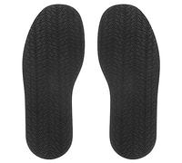 sourcing map 1 par de suela completa de repuesto de goma antideslizante de 3,7 mm de grosor para zapatos planos, color negro