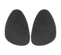 sourcing map 1 Par Zapatos Empuñadura Inferior Zapatos 2.17"x0.06"x3.23" Escarchado Antideslizante Zapatos Almohadillas Tamaño S para Altos Tacones, Negro