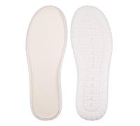 sourcing map 1 Par Zapatos Exterior Suelas Almohadilla US Tamaño 10 Antideslizantes Felpa Estera Tejido Protector Inferior para Bricolaje Zapatillas Sandalias, Blanco