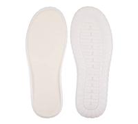 sourcing map 1 Par Zapatos Exterior Suelas Almohadilla US Tamaño 9.5 Antideslizante Malla Estera Tejido Protector Inferior para Bricolaje Zapatillas Sandalias, Blanco