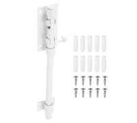 sourcing map 1 pestillo deslizante de acero inoxidable 304 de 8 pulgadas, pestillo de puerta resistente, barra de 14 mm de diámetro con agujero de candado para valla de madera de granero, puerta de