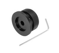 sourcing map 1 pomo de guitarra de metal, control de tono de volumen, 6 x 34 x 20 mm, potenciómetro con llave para bajo eléctrico, color negro