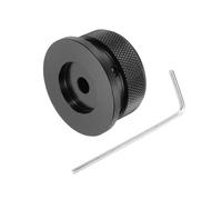 sourcing map 1 pomo de guitarra de metal, control de tono de volumen, 6 x 38 x 20 mm, potenciómetro con llave para bajo eléctrico, color negro