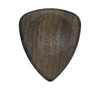 sourcing map 1 púa de guitarra de madera, calibre ultra pesado de 3 mm, con forma de ranura de madera, para guitarras eléctricas, acústicas, bajos, color negro