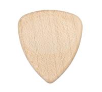 sourcing map 1 púa de guitarra de madera, calibre ultra pesado de 3 mm, con forma de ranura de madera de arce, para guitarras eléctricas, acústicas, bajos, color madera clara