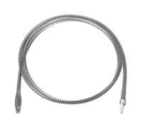 sourcing map 1 removedor de obstrucciones de drenaje de 78.7 pulgadas, 2 m, 10 mm de grosor, cable de resorte con conector de taladro eléctrico, serpiente de fontanería para fregadero de cocina,