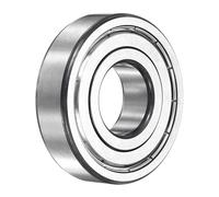 sourcing map 1 rodamiento de bolas 6306ZZ de ranura profunda, 30 x 72 x 19 mm, doble metal blindado, prelubricado y estable para reparaciones de maquinaria industrial, proyectos 3D