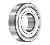 sourcing map 1 rodamiento de bolas 6308ZZ de ranura profunda, 40 x 90 x 23 mm, doble metal blindado, prelubricado y estable para reparaciones de maquinaria industrial, proyectos 3D