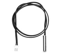 sourcing map 1 sonda de sensor térmico NTC 5K, sonda de sensor de temperatura sensible de acero inoxidable de 17.7 pulgadas, termómetro digital, cable de extensión de sensor de temperatura