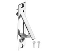 sourcing map 1 tirador de puerta de bolsillo, tirador de borde de puerta de acero inoxidable 304, herrajes de puerta de bolsillo para armario corredizo, hogar, oficina, hoteles, pulido