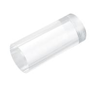 sourcing map 1 varilla redonda acrílica de 1 3/4 x 4 pulgadas, varillas de acrílico transparente para manualidades, iluminación, decoración de jardinería, 45 mm x 100 mm