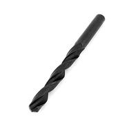 sourcing map 10,7mm de corte Negro Dia HSS caña recta eléctrico Taladro de Metal Espiral de perforación bits