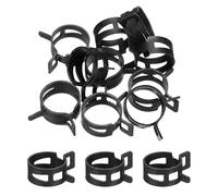 sourcing map 10 abrazaderas de línea de combustible, abrazaderas de manguera de banda de resorte, 1/2 pulgada, 22 mm, tubo de aire de silicona, manguera de vacío, tubo de agua, kit surtido de baja