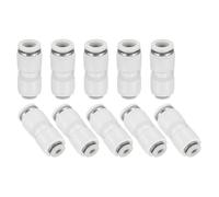 sourcing map 10 accesorios de empuje para conectar reductores de tubo de 5/16 pulgadas OD x tubo de 5/16 pulgadas OD recto conector rápido neumático para agua, aceite, gas, manguera de aire, tubo
