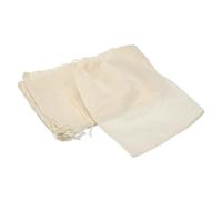 sourcing map 10 bolsas de especias para cocinar, bolsas de té vacías reutilizables de 12 x 8 pulgadas, colador de muselina, paño de queso de algodón para hojas sueltas, bolsita de té, sopas, hierbas