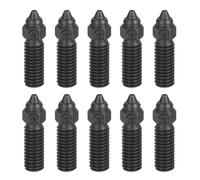 sourcing map 10 boquillas de acero endurecido de 1,2 mm, rosca M6 K1, accesorios de boquilla de impresora 3D, punta de alta temperatura, resistente al desgaste, para impresoras 3D K1, extrusora, punta