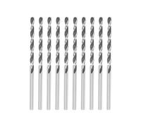 sourcing map 10 brocas de 2,75 mm HSS (acero de alta velocidad) W6542 microbrocas, completamente molidas Jobber 70 mm de longitud para acero suave, cobre y aluminio