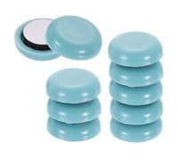 sourcing map 10 deslizadores de muebles, protectores de suelo redondos autoadhesivos de 3/4 pulgadas para moquetas, azulejos de vinilo, suelos de madera dura, azul cielo