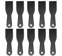 sourcing map 10 espátulas de masilla de 5 cm de ancho, 6 mm de ancho, 6 mm de ancho, cuchillos de masilla de plástico flexible para pegar yeso, esparcir pintura, arañazos en la pared