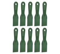 sourcing map 10 espátulas de plástico flexible de 5 cm de ancho, herramienta de raspador de pintura para pegar yeso, esparcir pintura, rascar pared, color verde oscuro