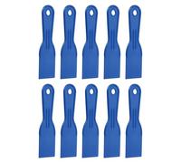 sourcing map 10 espátulas de plástico flexible de 5 cm de ancho, herramienta de raspador de pintura para pegar paneles de yeso, esparcir pintura, arañazos en la pared, color azul