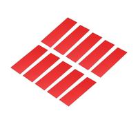 sourcing map 10 forros para mango de cuchillo de 6 x 2 x 0.08 pulgadas, hojas espaciadoras G10, material para balanzas de cuchillos, losas para hacer herramientas, color rojo