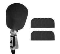 sourcing map 10 fundas de espuma para filtro PodMic, fundas de micrófono, fundas de espuma clásica, retro, dinámica, para micrófono, parabrisas para KTV, sala de grabación, actuaciones escénicas