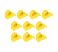 sourcing map 10 guías de costura para borde de costura a mano, 3 mm, regla de guía de calibre de costura para acolchar, costura de tela, dobladillo, manualidades, color amarillo