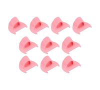 sourcing map 10 guías de costura para borde de costura a mano, 3 mm, regla de guía de calibre de costura para acolchar, tela, cuero, dobladillo, manualidades, color rosa
