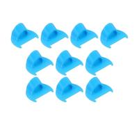 sourcing map 10 guías de costura para borde de costura a mano, 3 mm, regla de guía de calibre de costura para acolchar, tela, cuero, dobladillo, manualidades, color azul