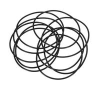 sourcing map 10 juntas tóricas AS-245, juntas tóricas de goma de nitrilo de 4-3/8 pulgadas de diámetro interior, 4-5/8 pulgadas de diámetro exterior, junta de sellado redonda de 1/8 pulgadas de ancho