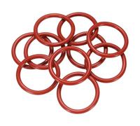 sourcing map 10 juntas tóricas de silicona de 29 mm de diámetro exterior de 23 mm de diámetro interior de 3 mm de ancho, juntas de sellado métrico de fontanería VMQ para lavadora a presión, conexiones