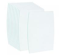 sourcing map 10 lentes de cubierta exterior para casco de soldadura, 12 x 9,9 x 0,1 cm, para oscurecer, filtro de soldadura, lente protectora, accesorios para cascos, transparente