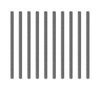 sourcing map 10 pasadores de clavija de 3 mm x 60 mm, acero inoxidable 304 cilíndricos para soporte de estante, clavijas de metal para estantes, color negro