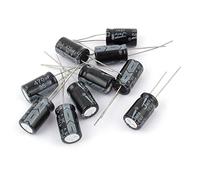 sourcing map 10 Pcs 35V 470uF 105C Radial Electrolítico Condensador 10mm x 17mm