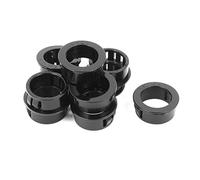 sourcing map 10 PCS Casquillo protector de cable Pasa muros de 25mm de diámetro montado en la manguera de presión de plástico
