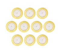 sourcing map 10 Pcs Discos Piezo 27mm Pastilla acústica de Transductor Micrófono Activador CBG Guitarra