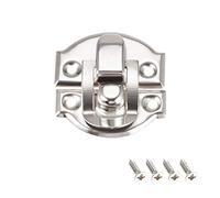 sourcing map 10 pcs Pestillo de Caja Tono Plata Joyería Cierre Decorativo